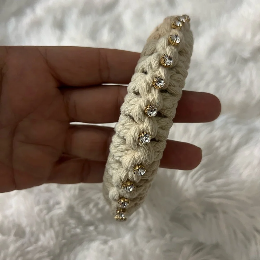 Violet & Brooks Crystal Rope Headband